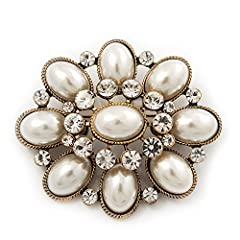 Vintage faux pearl for sale  Delivered anywhere in Ireland
