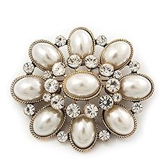 Vintage faux pearl for sale  Delivered anywhere in UK