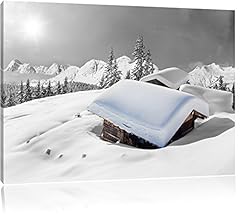 Schöne verschneite berghütte gebraucht kaufen  Wird an jeden Ort in Deutschland