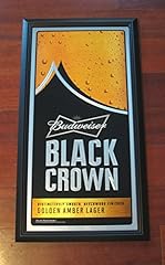 Budweiser black crown for sale  Delivered anywhere in USA 
