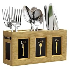 Bamboo silverware caddy for sale  Delivered anywhere in USA 