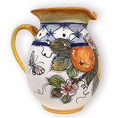 Italian ceramic pitcher for sale  Delivered anywhere in USA 