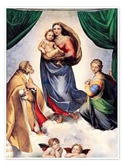 Sixtinische madonna poster gebraucht kaufen  Wird an jeden Ort in Deutschland