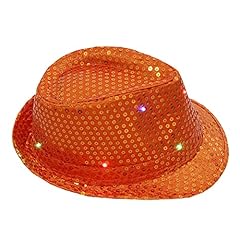 Led sequin fedoras for sale  Delivered anywhere in UK