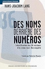 Noms numéros identification d'occasion  Livré partout en France