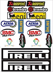 Adesivi kit sponsor usato  Spedito ovunque in Italia 