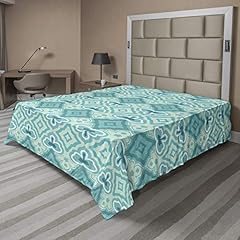 Ambesonne teal flat for sale  Delivered anywhere in USA 