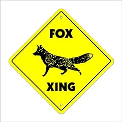 Fox crossing sign for sale  Delivered anywhere in USA 