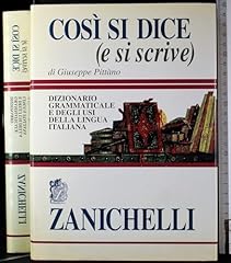 Così dice dizionario usato  Spedito ovunque in Italia 