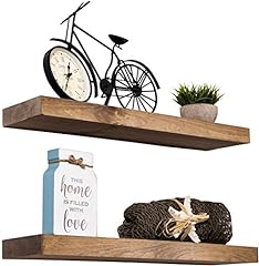 Floating Shelves Rustic Wood Wall Shelf USA Handmade, used for sale  Delivered anywhere in USA 