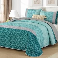 Cottolester teal quilt for sale  Delivered anywhere in USA 