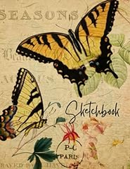 Butterfly sketchbook beautiful for sale  Delivered anywhere in Ireland