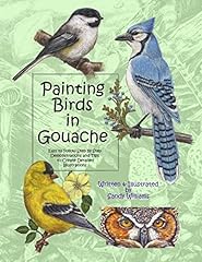 Painting birds gouache for sale  Delivered anywhere in UK