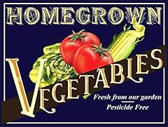 Homegrown vegetables retro for sale  Delivered anywhere in UK