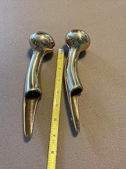 Pair polished brass for sale  Delivered anywhere in USA 