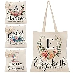 Personalized floral tote for sale  Delivered anywhere in USA 