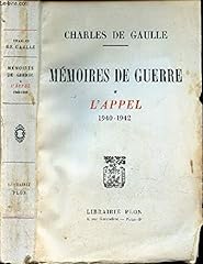 Memoires guerre appel d'occasion  Livré partout en France
