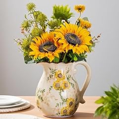 Sunflower vintage ceramic for sale  Delivered anywhere in USA 