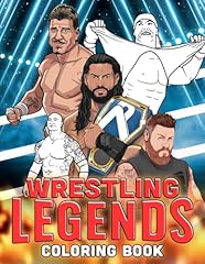 Wrestling legends coloring for sale  Delivered anywhere in USA 
