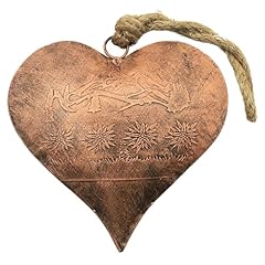 Vintage copper heart for sale  Delivered anywhere in USA 
