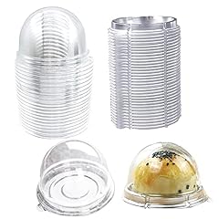 EchoDone 50 Set Clear Plastic Mini Cupcake Boxes Muffin for sale  Delivered anywhere in USA 