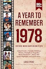 Year remember 1978 for sale  Delivered anywhere in UK