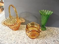 Fenton amber hobnail for sale  Delivered anywhere in USA 