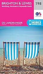 Brighton lewes map for sale  Delivered anywhere in UK