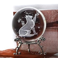 Hdcrystalgifts cat crystal for sale  Delivered anywhere in USA 