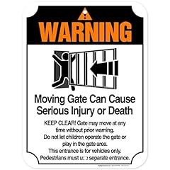 Warning moving gate for sale  Delivered anywhere in USA 
