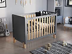 Francis Wooden Baby Cot Bed 120x60cm with FREE Deluxe for sale  Delivered anywhere in UK