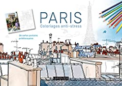 Paris carnet coloriages d'occasion  Livré partout en France