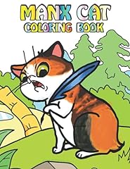 Manx cat coloring for sale  Delivered anywhere in UK