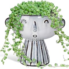 Ceramic head planter for sale  Delivered anywhere in USA 