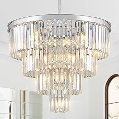 Modern chrome crystal for sale  Delivered anywhere in USA 