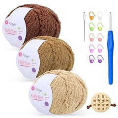 Fluffy yarn crochet for sale  Delivered anywhere in UK