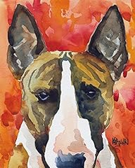 Bull terrier art for sale  Delivered anywhere in USA 