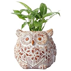 Mounttu owl planter for sale  Delivered anywhere in USA 