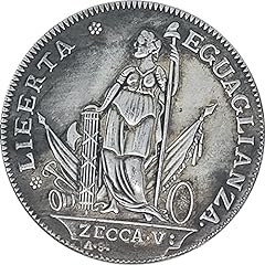 vinciann Copia Moneta Veneto 10 Lire 1797 libertà eguaglianza Fascio con Scure 40.00mm usato  Spedito ovunque in Italia 
