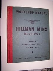 Hillman minx mark for sale  Delivered anywhere in UK