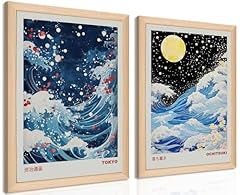 Framed japanese ocean for sale  Delivered anywhere in USA 