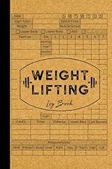 Weight lifting log for sale  Delivered anywhere in USA 
