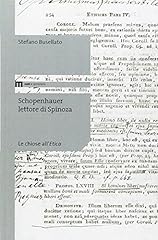 Schopenhauer lettore spinoza. usato  Spedito ovunque in Italia 
