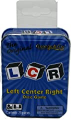 LCR® Left Center Right™ Dice Game - Blue Tin for sale  Delivered anywhere in USA 
