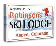 Personalized ski lodge for sale  Delivered anywhere in USA 