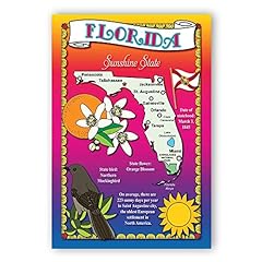 Florida state map for sale  Delivered anywhere in USA 
