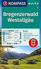 Kompass wanderkarte bregenzerw gebraucht kaufen  Wird an jeden Ort in Deutschland