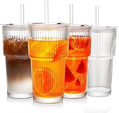 20oz ribbed glass for sale  Delivered anywhere in USA 