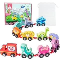 Montessori wooden dinosaur for sale  Delivered anywhere in UK