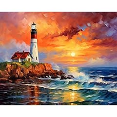 Tucocoo lighthouse seascape for sale  Delivered anywhere in USA 
